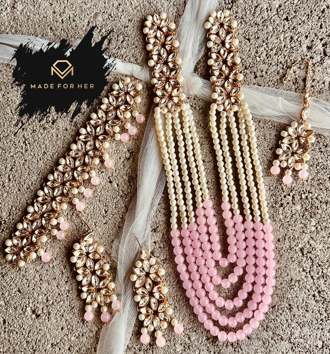 Ethereal Pearl Cascade Set - WM1001
